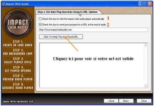 Impact web audio